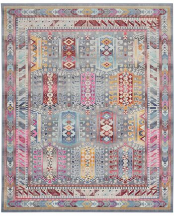 Nourison tappeto Vintage Kashan VKA06 GYMTC GREY MULTICOLOR 8x10 099446811998